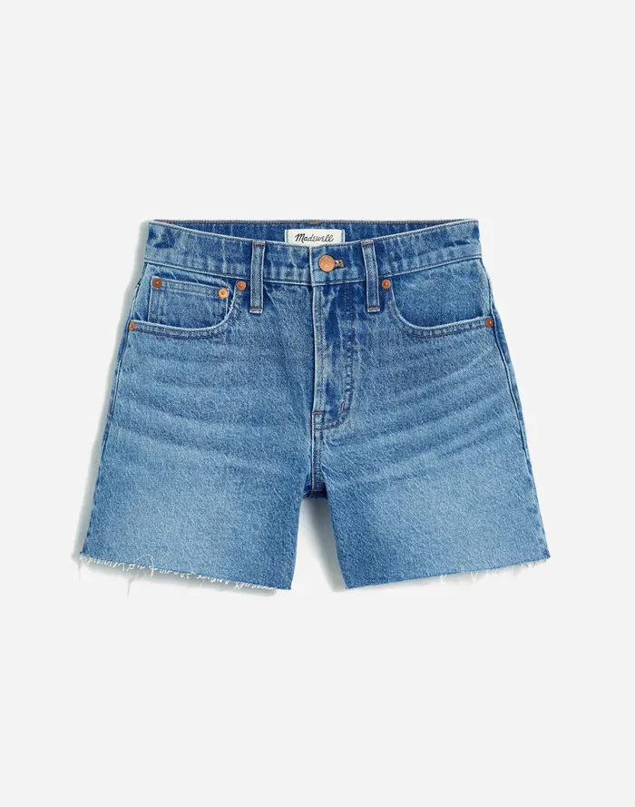 Women Shorts Madewell The Perfect Vintage Short In Dewberry Wash