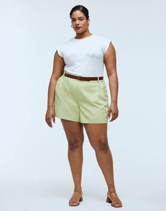 Women Shorts Madewell The Plus Harlow Short