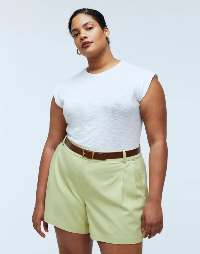 Women Shorts Madewell The Plus Harlow Short