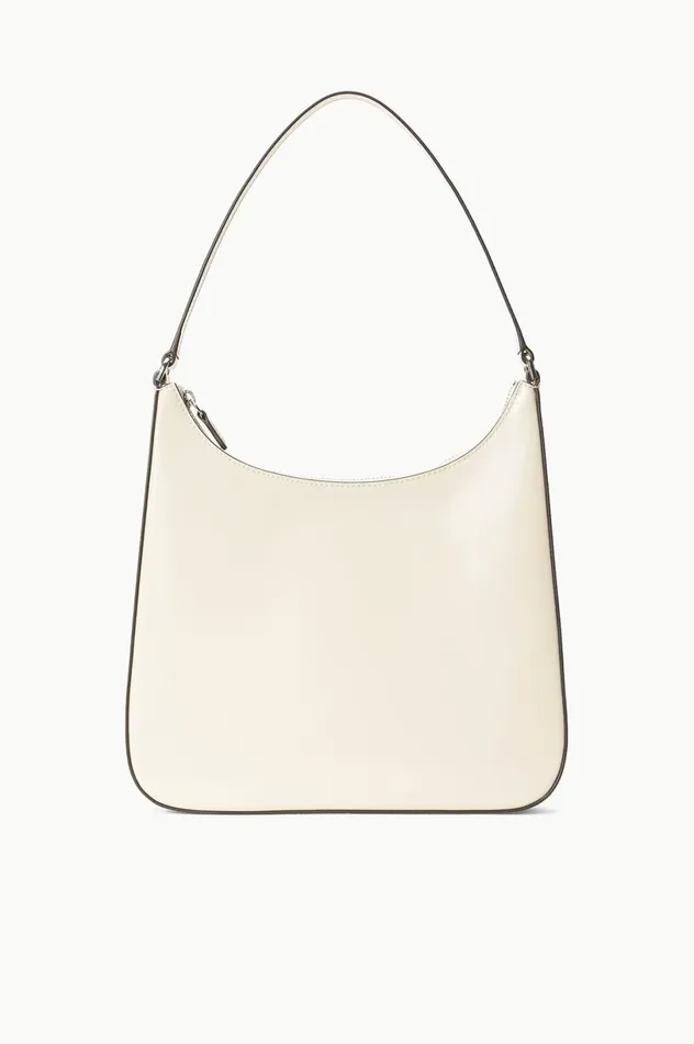 Women Shoulder STAUD STAUD ALEC BAG CREAM CONTRAST