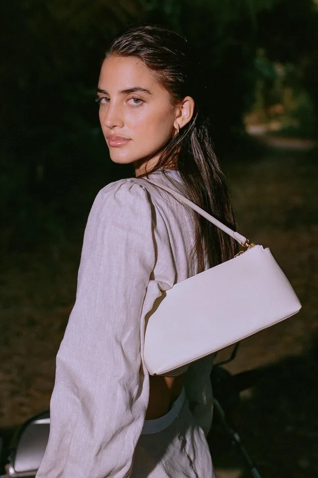 Women Shoulder STAUD STAUD KAIA SHOULDER BAG CREAM
