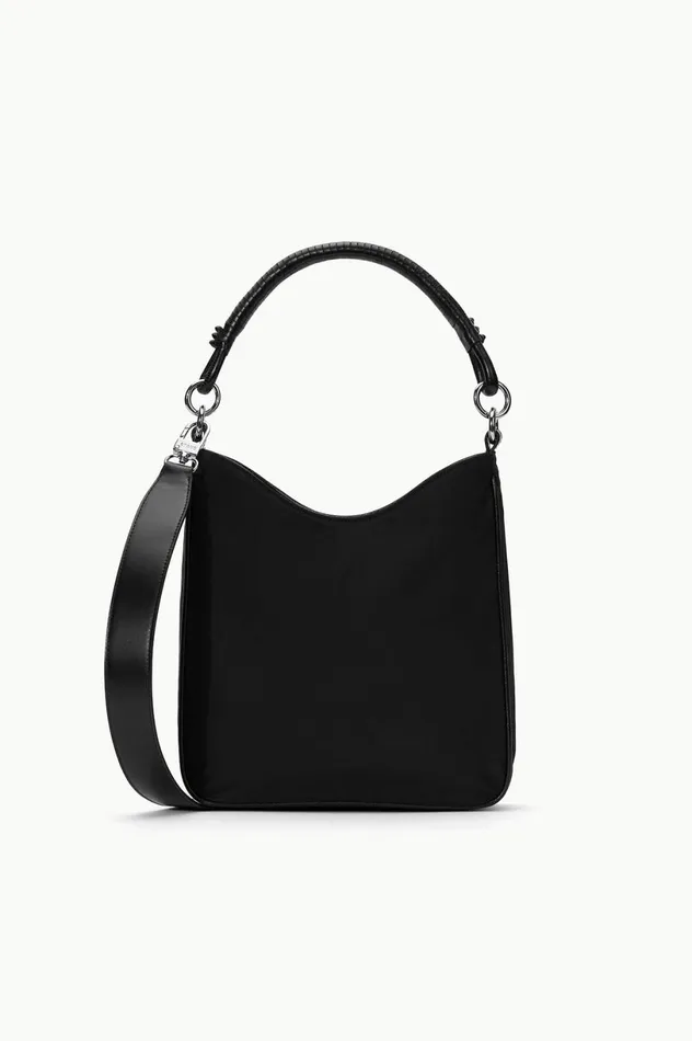 Women Shoulder STAUD STAUD MEL BAG BLACK NYLON