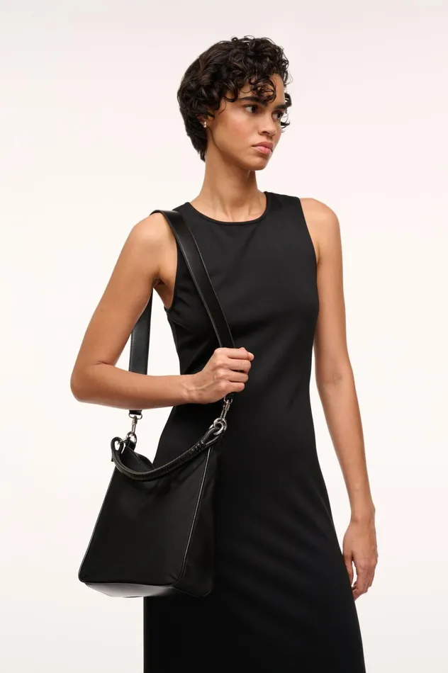 Women Shoulder STAUD STAUD MEL BAG BLACK NYLON Women Shoulder STAUD STAUD MEL BAG BLACK NYLON