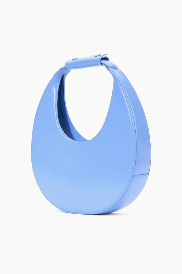 Women Shoulder STAUD STAUD MOON BAG BLUE HYDRANGEA