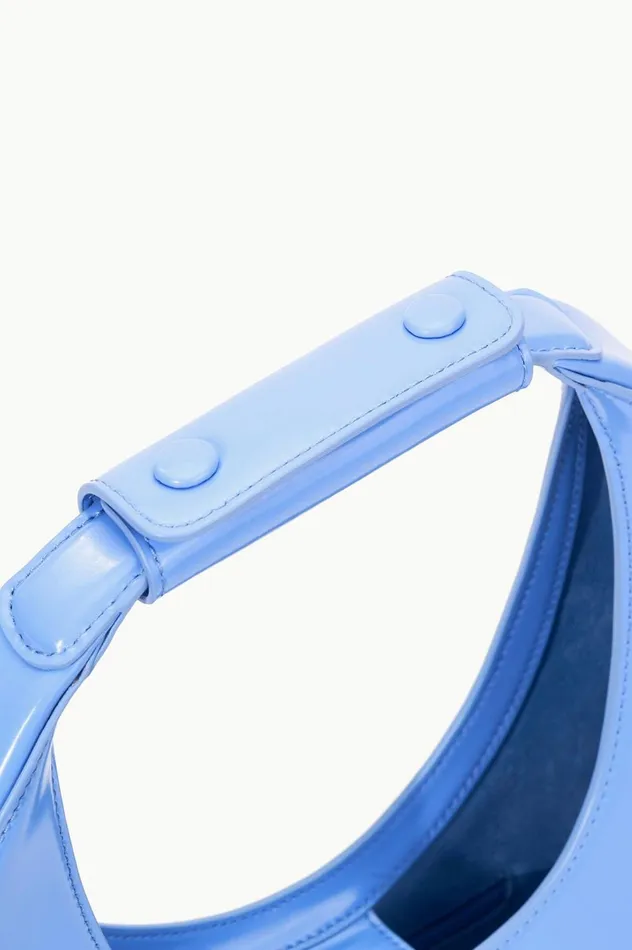 Women Shoulder STAUD STAUD MOON BAG BLUE HYDRANGEA