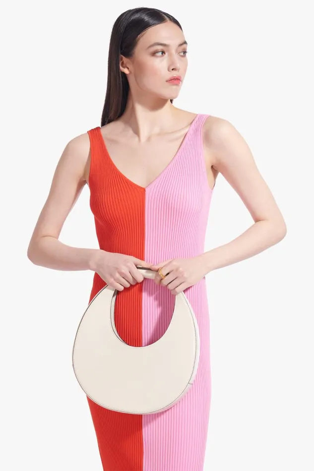Women Shoulder STAUD STAUD MOON BAG CREAM Women Shoulder STAUD STAUD MOON BAG CREAM