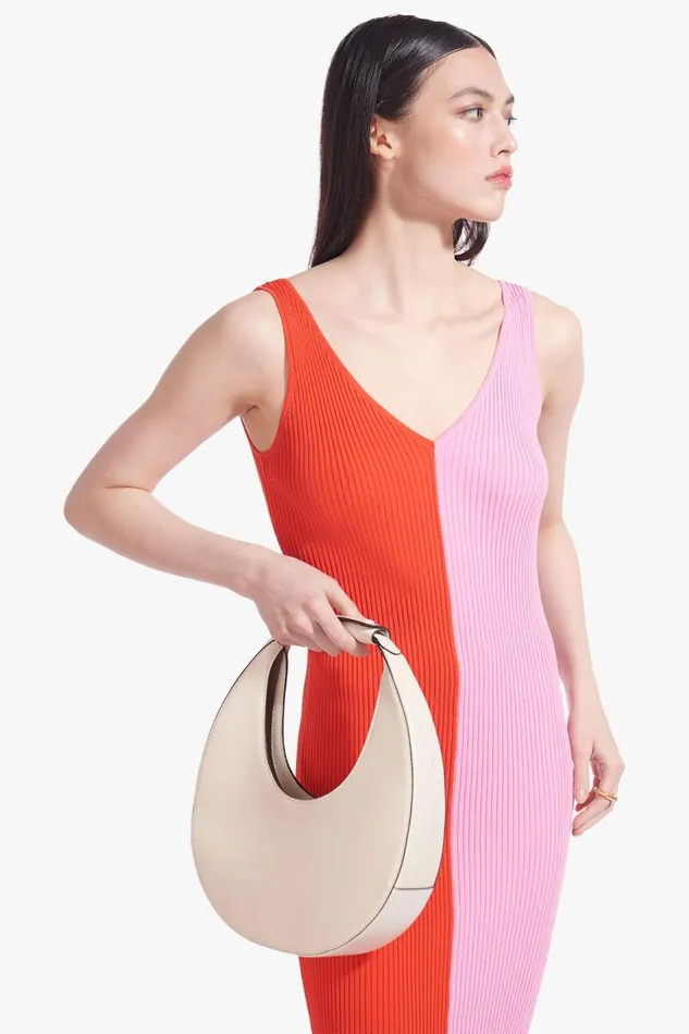 Women Shoulder STAUD STAUD MOON BAG CREAM Women Shoulder STAUD STAUD MOON BAG CREAM