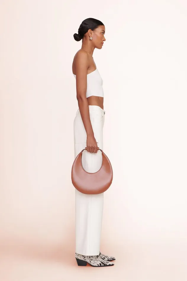 Women Shoulder STAUD STAUD MOON BAG SADDLE Women Shoulder STAUD STAUD MOON BAG SADDLE