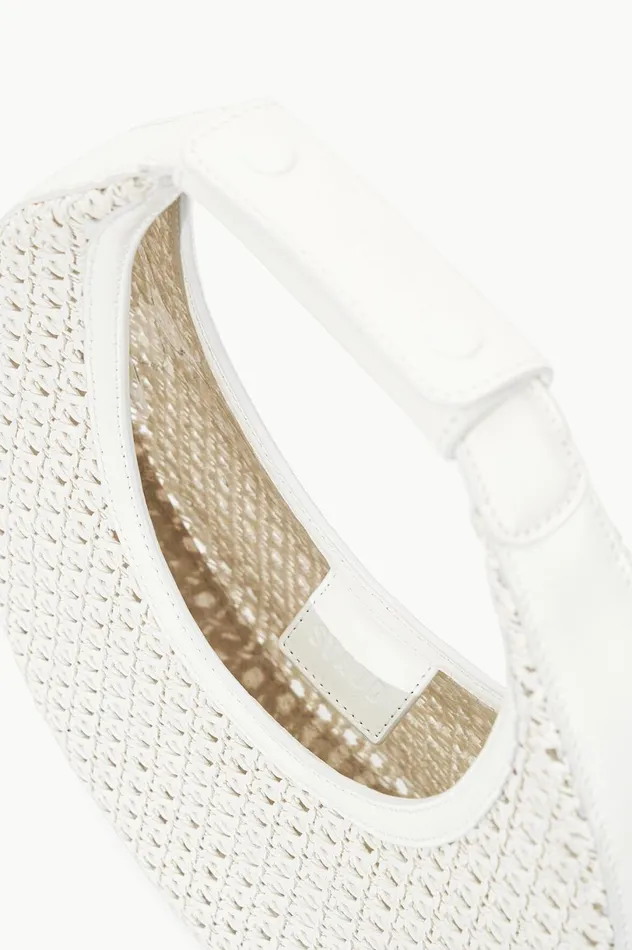Women Shoulder STAUD STAUD MOON WOVEN BAG PAPER