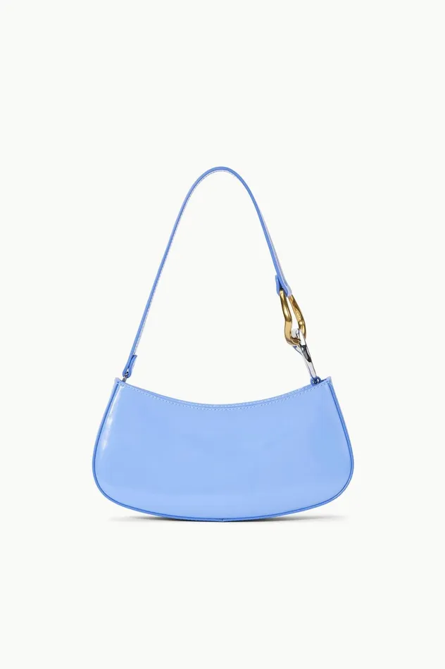 Women Shoulder STAUD STAUD OLLIE BAG BLUE HYDRANGEA