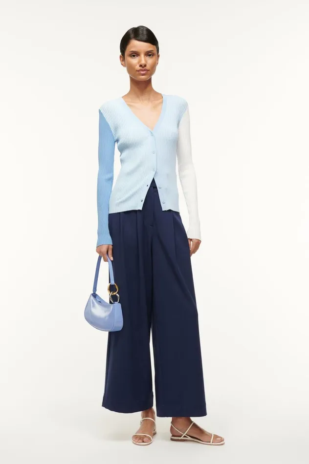 Women Shoulder STAUD STAUD OLLIE BAG BLUE HYDRANGEA Women Shoulder STAUD STAUD OLLIE BAG BLUE HYDRANGEA