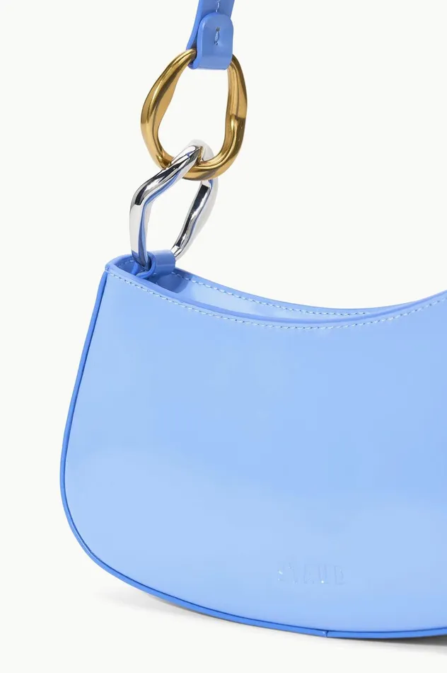 Women Shoulder STAUD STAUD OLLIE BAG BLUE HYDRANGEA Women Shoulder STAUD STAUD OLLIE BAG BLUE HYDRANGEA