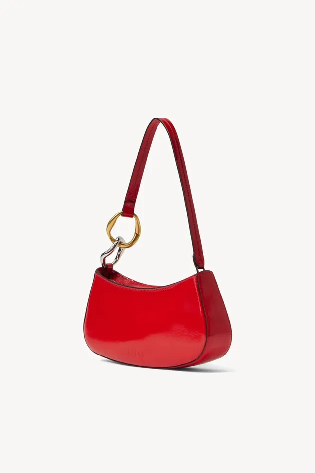 Women Shoulder STAUD STAUD OLLIE BAG CHERRY
