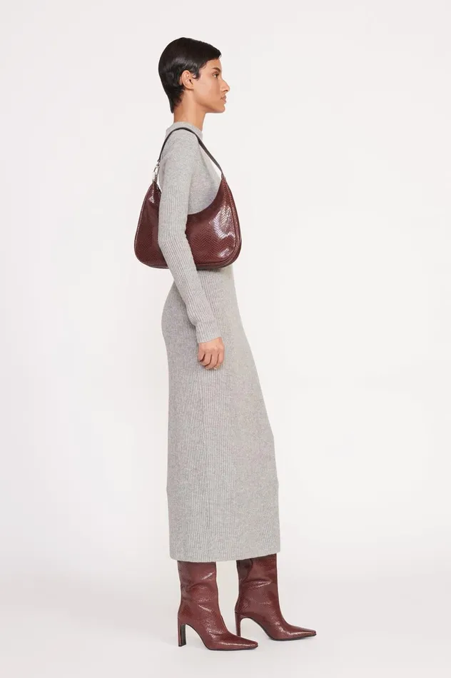 Women Shoulder STAUD STAUD SYLVIE SHOULDER BAG MAHOGANY Women Shoulder STAUD STAUD SYLVIE SHOULDER BAG MAHOGANY