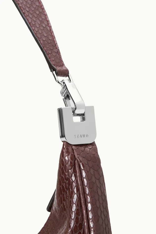 Women Shoulder STAUD STAUD SYLVIE SHOULDER BAG MAHOGANY Women Shoulder STAUD STAUD SYLVIE SHOULDER BAG MAHOGANY