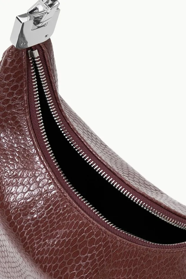 Women Shoulder STAUD STAUD SYLVIE SHOULDER BAG MAHOGANY Women Shoulder STAUD STAUD SYLVIE SHOULDER BAG MAHOGANY