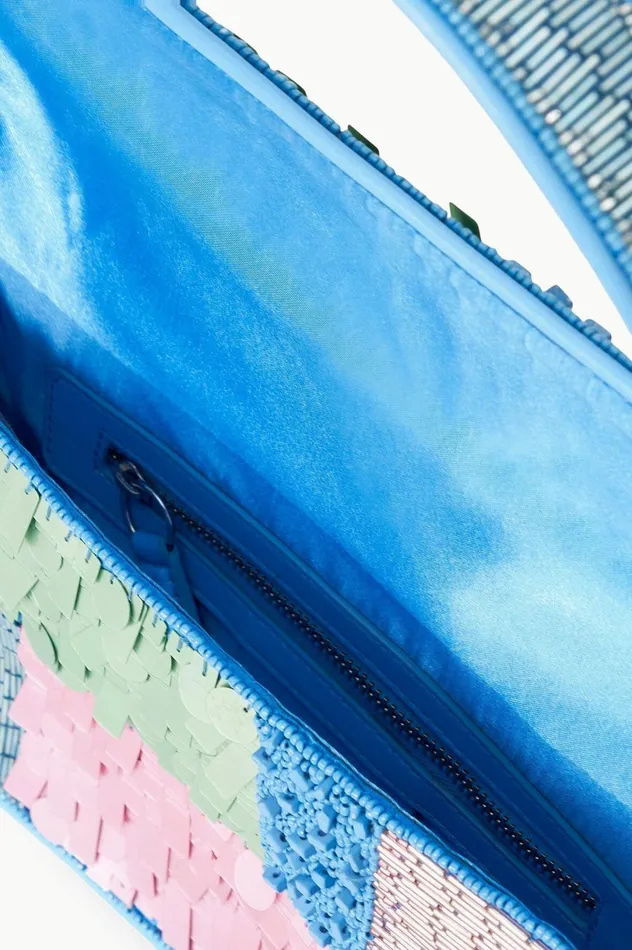 Women Shoulder STAUD STAUD TOMMY BAG PATCHWORK SHERBET Women Shoulder STAUD STAUD TOMMY BAG PATCHWORK SHERBET