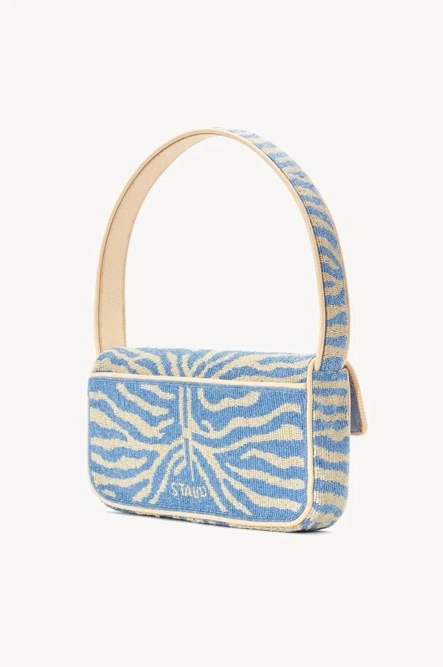 Women Shoulder STAUD STAUD TOMMY BEADED BAG LIGHT BLUE CREAM Women Shoulder STAUD STAUD TOMMY BEADED BAG LIGHT BLUE CREAM
