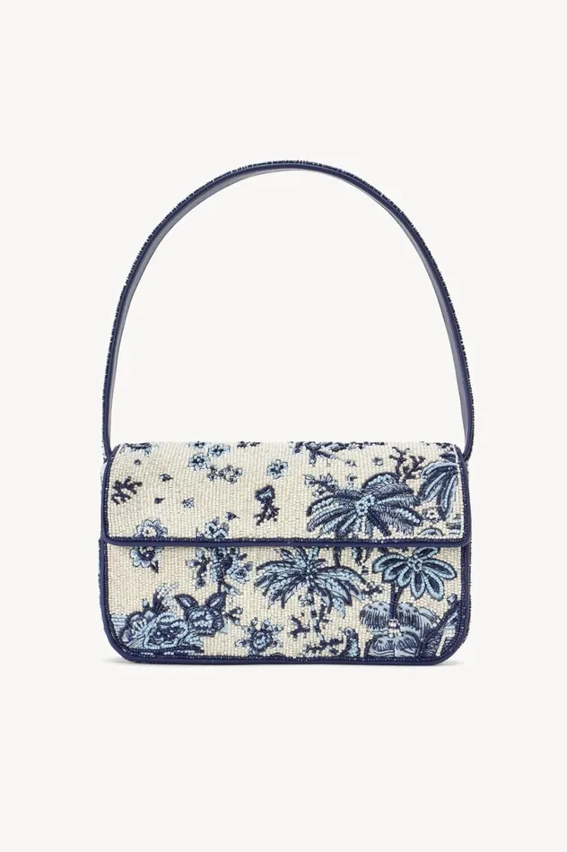 Women Shoulder STAUD STAUD TOMMY BEADED BAG TOILE DE PUP