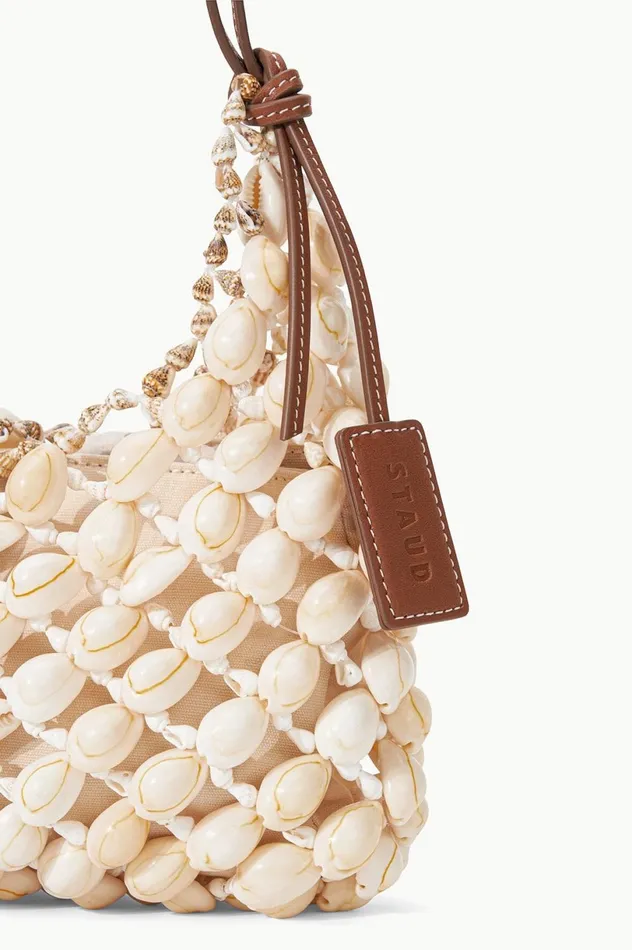 Women Shoulder STAUD STAUD VACANZA SHELL SHOULDER BAG NATURAL TAN Women Shoulder STAUD STAUD VACANZA SHELL SHOULDER BAG NATURAL TAN