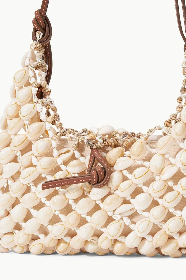 Women Shoulder STAUD STAUD VACANZA SHELL SHOULDER BAG NATURAL TAN Women Shoulder STAUD STAUD VACANZA SHELL SHOULDER BAG NATURAL TAN