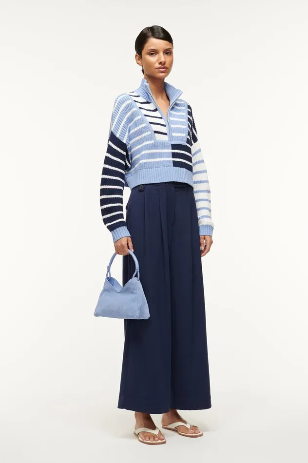 Women Shoulder STAUD STAUD VALERIE SHOULDER BAG BLUE HYDRANGEA Women Shoulder STAUD STAUD VALERIE SHOULDER BAG BLUE HYDRANGEA