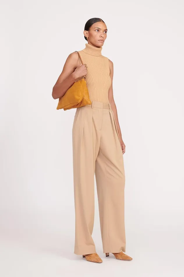Women Shoulder STAUD STAUD VIVI SHOULDER BAG TAN