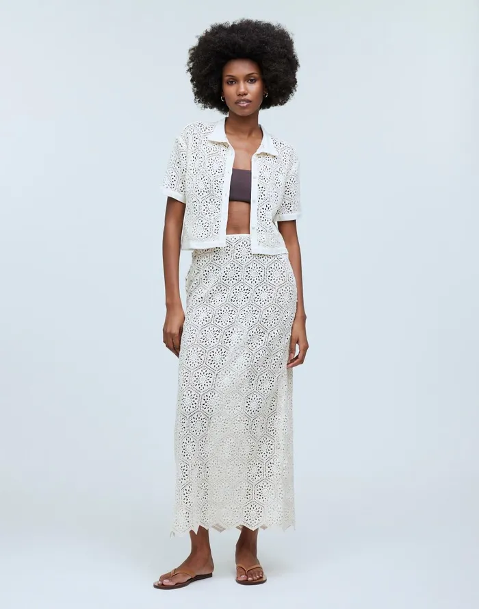 Women Skirts Madewell Agua Bendita Tove Skirt