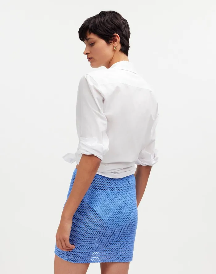 Women Skirts Madewell Crochet CoverUp Mini Skirt