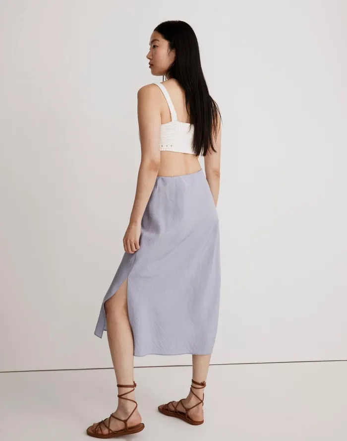 Women Skirts Madewell The Layton Midi Slip Skirt