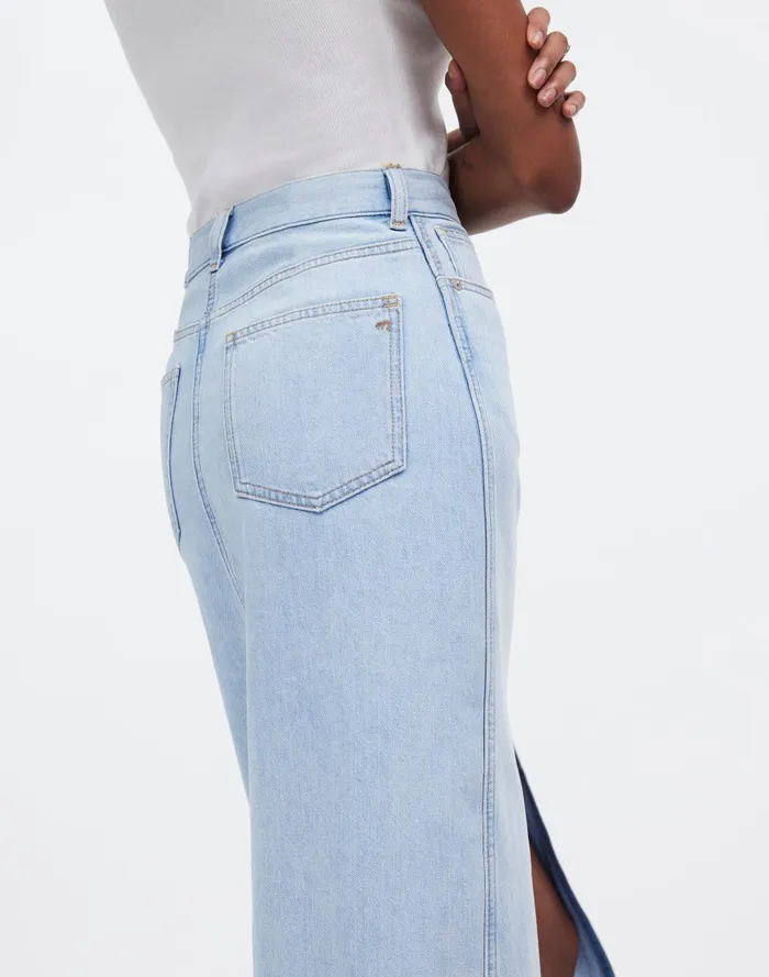 Women Skirts Madewell The Rilee Denim Midi Skirt