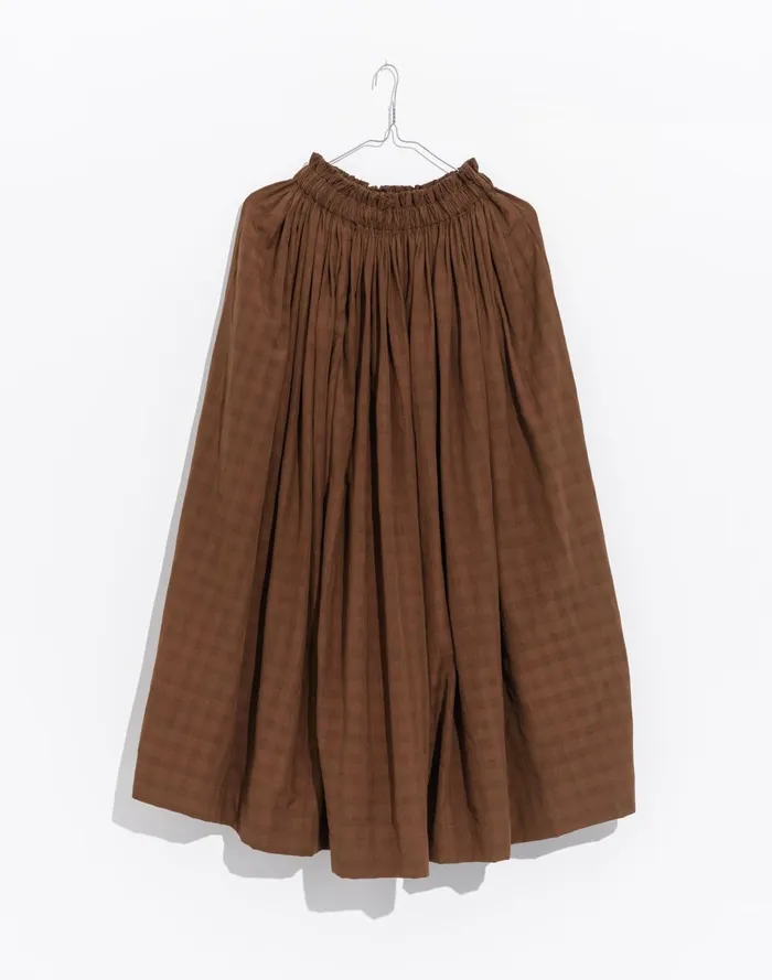 Women Skirts Madewell World Of Crow Antique Brown Pullon Skirt