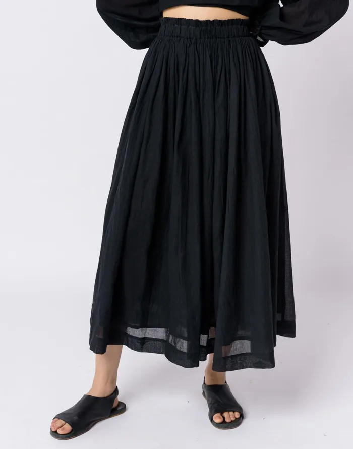 Women Skirts Madewell World Of Crow Classic Black Pullon Skirt
