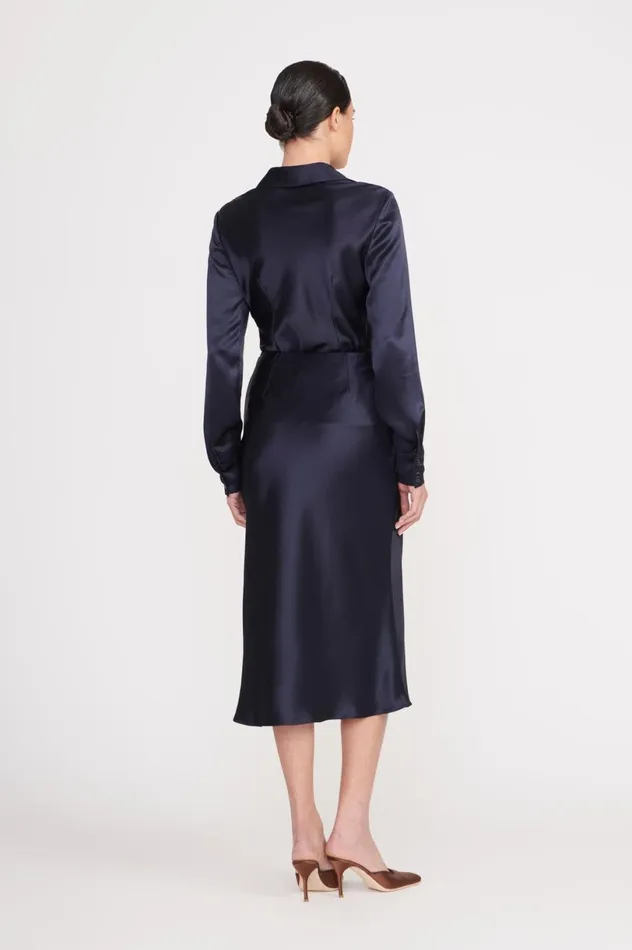 Women Skirts STAUD STAUD ANGELA SKIRT NAVY Women Skirts STAUD STAUD ANGELA SKIRT NAVY