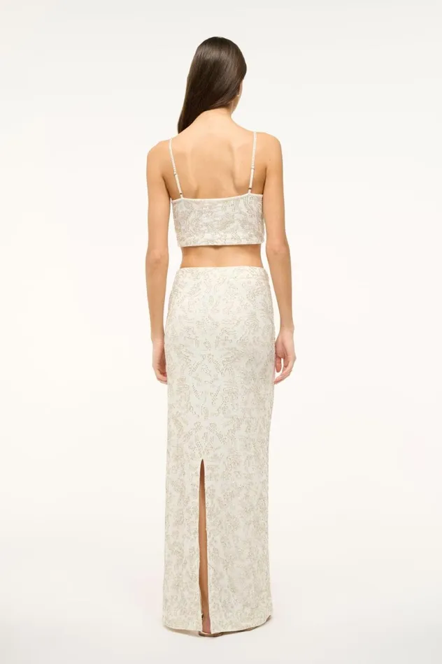 Women Skirts STAUD STAUD BARLETTA SKIRT IVORY Women Skirts STAUD STAUD BARLETTA SKIRT IVORY
