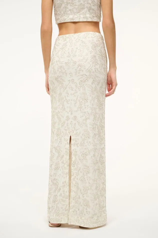 Women Skirts STAUD STAUD BARLETTA SKIRT IVORY Women Skirts STAUD STAUD BARLETTA SKIRT IVORY