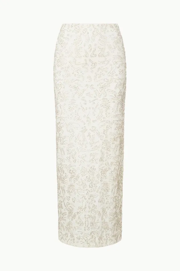Women Skirts STAUD STAUD BARLETTA SKIRT IVORY Women Skirts STAUD STAUD BARLETTA SKIRT IVORY