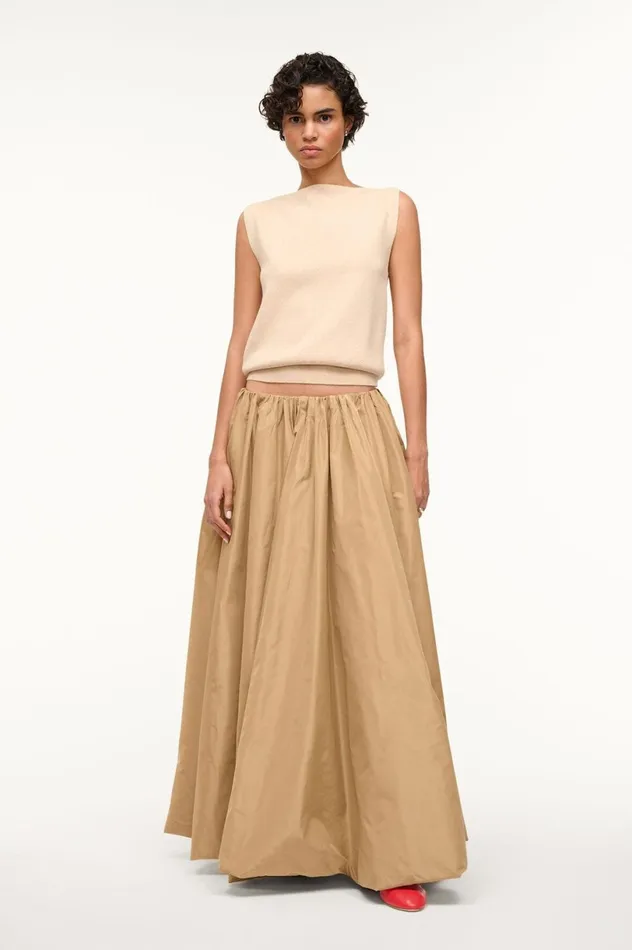 Women Skirts STAUD STAUD BELLAGIO SKIRT FAWN