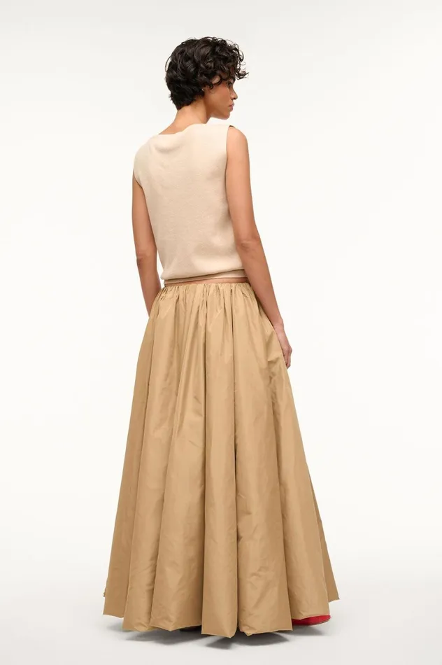 Women Skirts STAUD STAUD BELLAGIO SKIRT FAWN Women Skirts STAUD STAUD BELLAGIO SKIRT FAWN