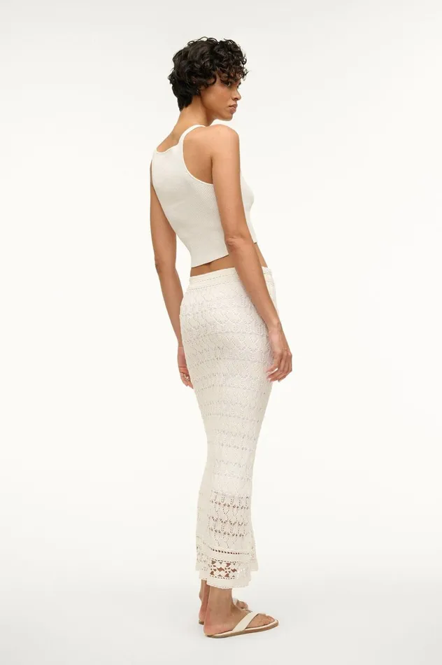 Women Skirts STAUD STAUD CALABRIA SKIRT WHITE Women Skirts STAUD STAUD CALABRIA SKIRT WHITE