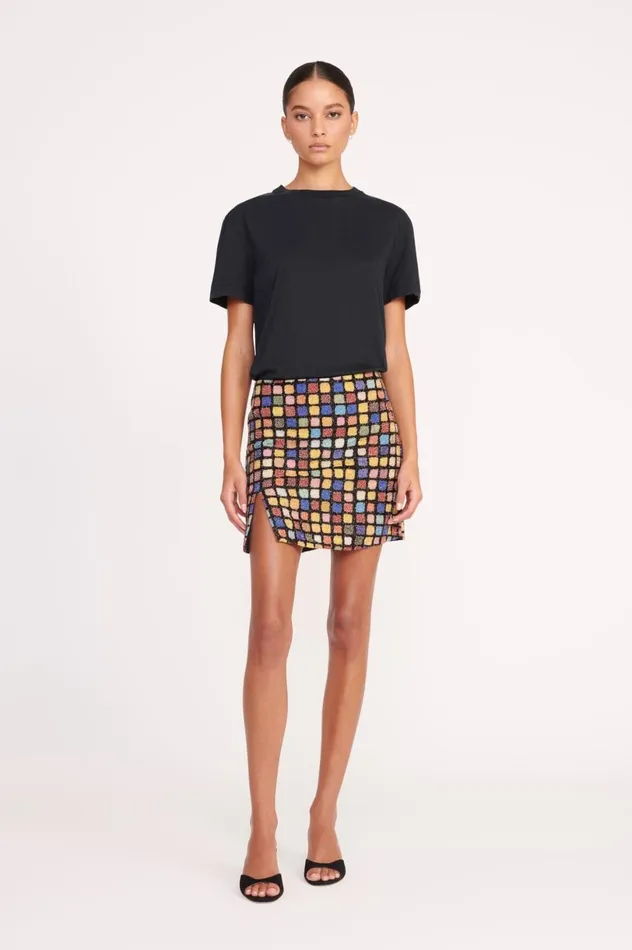 Women Skirts STAUD STAUD EMERIE SKIRT DANCE FLOOR