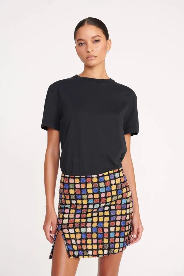 Women Skirts STAUD STAUD EMERIE SKIRT DANCE FLOOR Women Skirts STAUD STAUD EMERIE SKIRT DANCE FLOOR
