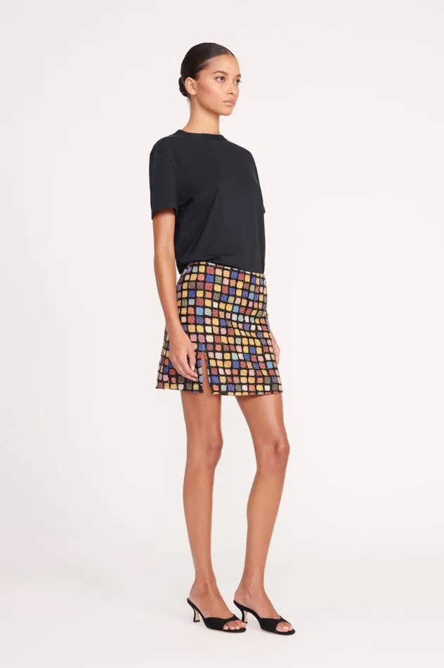 Women Skirts STAUD STAUD EMERIE SKIRT DANCE FLOOR Women Skirts STAUD STAUD EMERIE SKIRT DANCE FLOOR
