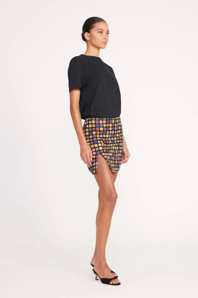 Women Skirts STAUD STAUD EMERIE SKIRT DANCE FLOOR Women Skirts STAUD STAUD EMERIE SKIRT DANCE FLOOR