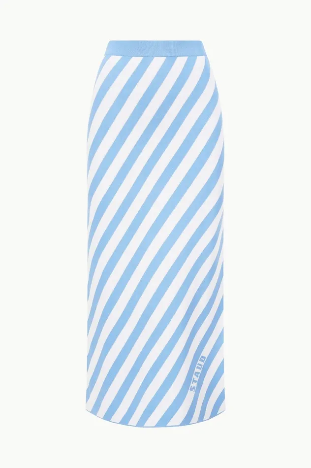 Women Skirts STAUD STAUD GIOVANNI SKIRT BLUE SEASHORE STRIPE Women Skirts STAUD STAUD GIOVANNI SKIRT BLUE SEASHORE STRIPE