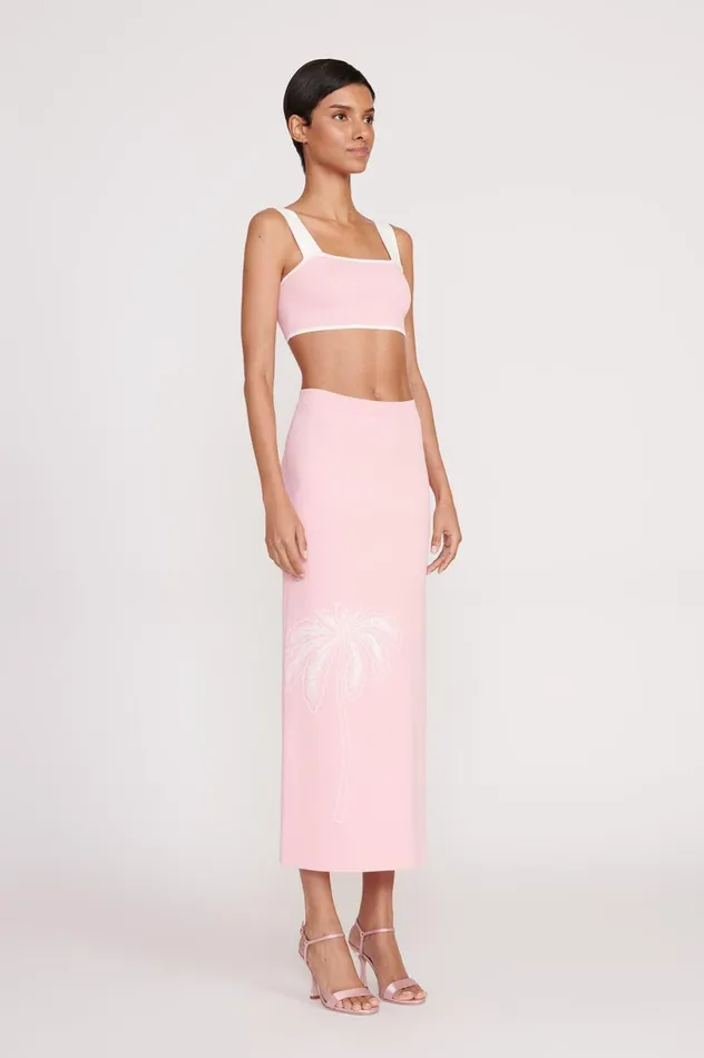 Women Skirts STAUD STAUD GIOVANNI SKIRT CHERRY BLOSSOM IVORY TOILE Women Skirts STAUD STAUD GIOVANNI SKIRT CHERRY BLOSSOM IVORY TOILE