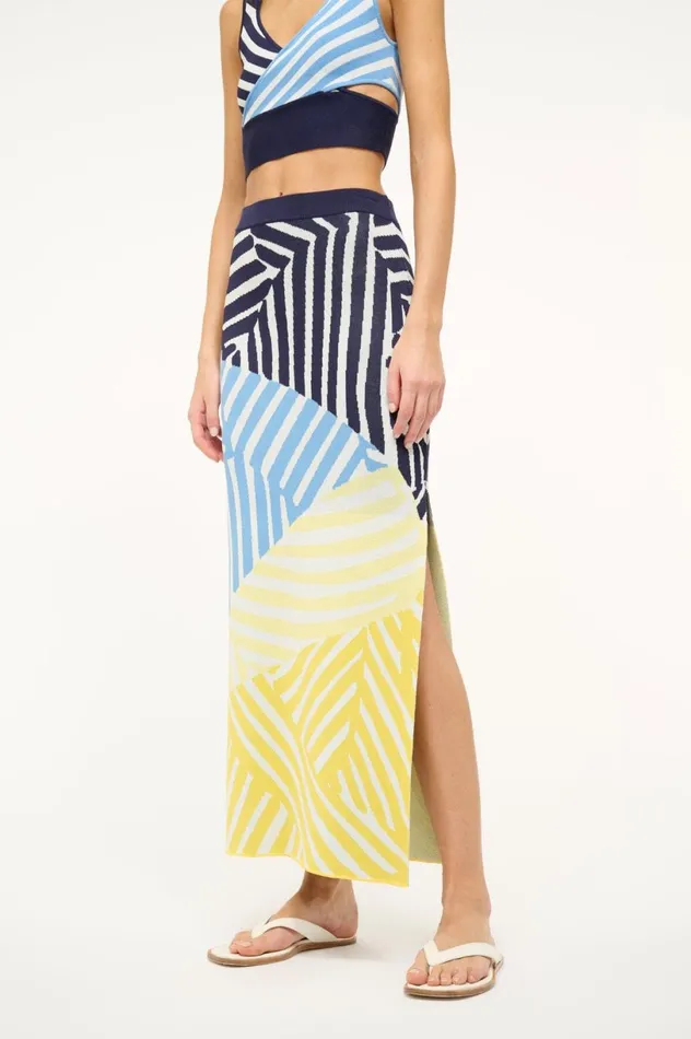 Women Skirts STAUD STAUD KARINA SKIRT MOSAIC MULTI Women Skirts STAUD STAUD KARINA SKIRT MOSAIC MULTI