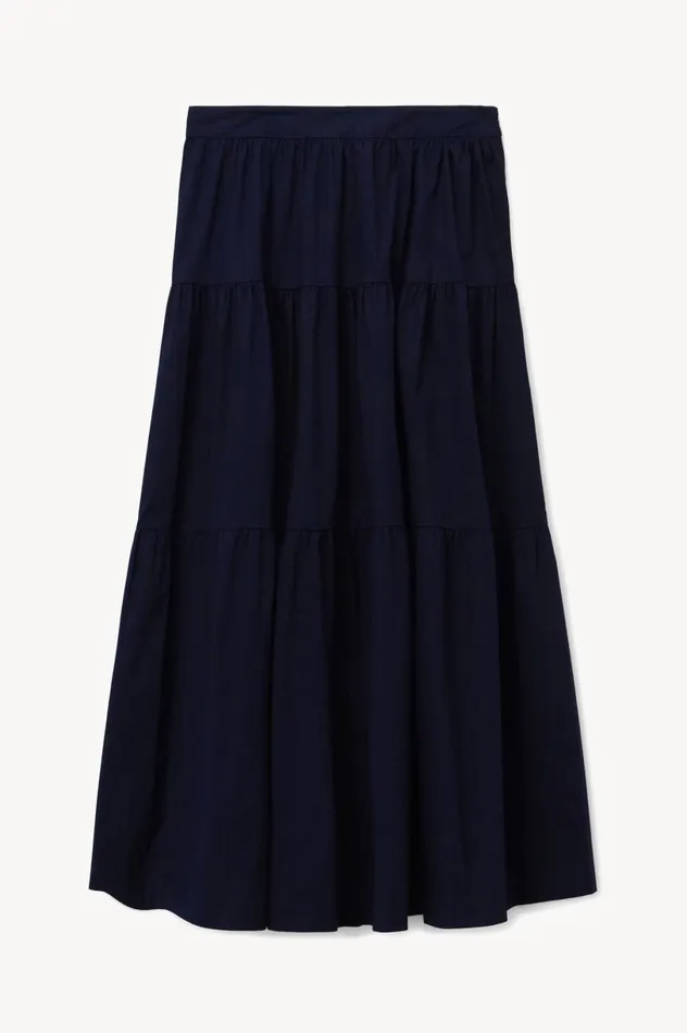 Women Skirts STAUD STAUD SEA SKIRT NAVY Women Skirts STAUD STAUD SEA SKIRT NAVY