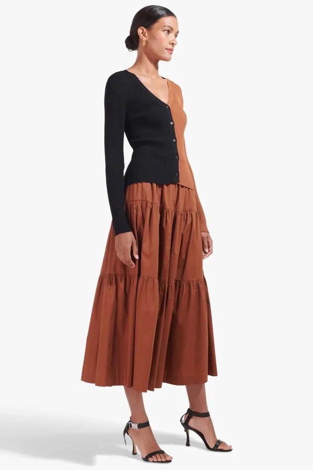Women Skirts STAUD STAUD SEA SKIRT TAN Women Skirts STAUD STAUD SEA SKIRT TAN