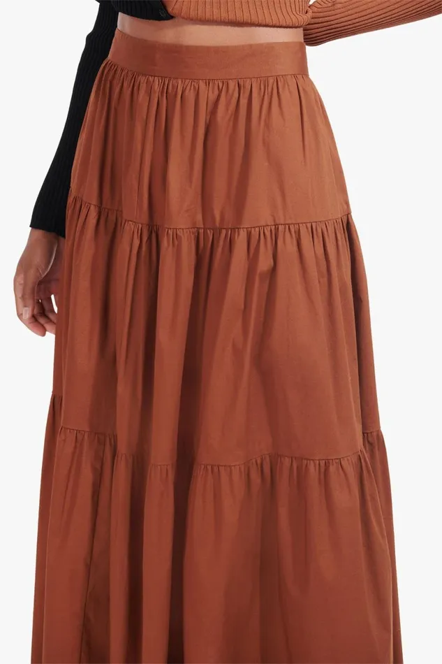 Women Skirts STAUD STAUD SEA SKIRT TAN Women Skirts STAUD STAUD SEA SKIRT TAN